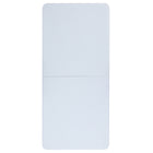 Flash Furniture – Table pliante en plastique blanc granit à deux volets, 30 larg. x 60 long.  -Charge maximale de 400 lb