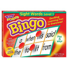 TREND enterprises Inc. - Sight Words, bingo niveau 1, 1re à 6e année-Ensemble de cartes de bingo, de jetons et d'instructions de l'enseignant pour mesurer les progrès des élèves à reconnaître les mots de base en anglais