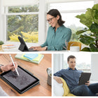Logitech - Slim Folio Étui Clavier Sans Fil pour iPad (7ème, 8ème et 9ème génération) - Graphite-Poids : 495 g