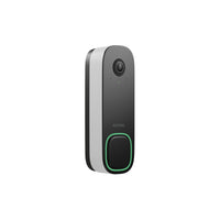 Ecobee - Caméra de sonnette intelligente 1080p avec mémoire flash de 4 Go - Noir-Full HD 1080p HDR avec conversation bidirectionnelle pour répondre à votre porte et parler à vos invités de n'importe où en direct via votre smartphone, tablette ou ecobee Smart Thermostat Premium