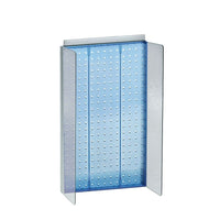 Azar Displays – Présentoir Powerwing à panneau perforé, 22 x 13,5 po, bleu (700355-BLU)-Acrylique bleu