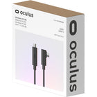 Meta - Câble Meta Quest Link - Noir-1 x connecteur USB Type-C à angle droit, 1 x connecteur USB Type-C droit