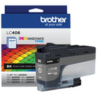 Brother LC406BKS Cartouche d’encre authentique noire à rendement standard INKvestment Tank-Noir