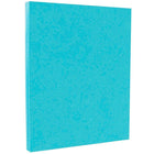 JAM Paper Papier cartonné Brite Hue recyclé, lisse, 8 1/2 x 11 po, bleu, 100 feuilles/paquet-Taille : 8 1/2 po x 11 po