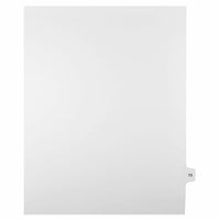 Mark Maker – Onglets séparateurs juridiques blancs, 1/15 onglets, format lettre, sans trous, numéro 73, 25/paquet-Onglets séparateurs blancs, 1/15 onglets