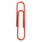 JAM PAPER - Trombone Geant Colore 2", Rouge, 3 Paquets de 75-Taille : 2 pouces (grand/jumbo)