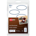 Avery Étiquettes ovales solubles, 2 1/4 po x 1 1/4 po, bordure noire, paq./30 (2368)-Réutilisez des bocaux et des conteneurs avec des étiquettes solubles Avery - l'étiquette parfaite pour la mise en conserve, les confitures, pour identifier les plats-partage, les contenants d'aliments surgelés, et plus encore. Ca ne laisse aucun résidu collant ! Écrivez facilement les dates ou les contenus sur l'étiquette au moyen d'un stylo ou d'un marqueur permanent, apposez sur les contenants, puis lavez avec de l'eau ti