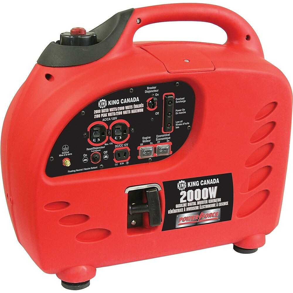 King Canada Génératrice à inverseur électronique 2000 W à essence