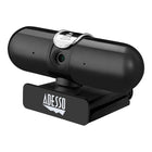 Adesso - Webcam Adesso CyberTrack H7 2K QUAD HD avec mise au point automatique et microphones doubles intégrés-Interface: USB 2.0/3.0 Connectivity