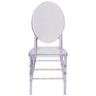 Flash Furniture - Chaise Florence empilable cristal glacé de Flash Elegance-Ensemble de 2 chaises Chiavari