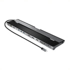 Station d’accueil avec triple connection vidéo j5Create - Noir-Boitier: 3.24 (W) X 0.92 (H) X 13.78 (D) po. Longeur du câble USB-C: 1.5 Pi/450 mm