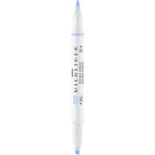 Zebra - Surligneur Mildliner à double extrémité - Bleu soda-L’encre résistante à l’eau est translucide et excellente pour la superposition