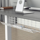ShoppingAll - Bureau debout électrique à double moteur 48 larg. po - Blanc/Gris-Assemblage requis