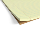TRU RED - Bloc-notes à réglage étroit de 5 x 8 po, canari, 50 feuilles/bloc, paquet de 12-50 feuilles perforées par bloc