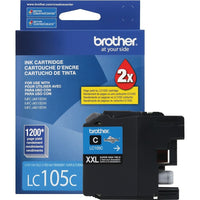 Brother – Cartouche d'encre cyan LC105, rendement très élevé (LC105CS)-Cyan