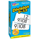 TREND enterprises, Inc., Ensemble de cartes éclair, division 0 à 12, 91 cartes-Ensemble de cartes éclair pour la salle de classe, l’établissement de soins ou pour l’utilisation à domicile pour l’enseignement des divisions de base