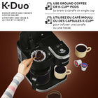 Keurig K-Duo - Cafetière une tasse à la fois pour capsule K-Cup et à carafe  avec fonctions programmables et fonction d'infusion intense - Noir-Infusion forte : infusez une tasse unique plus forte et plus intense