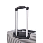 TOSCANO INTRECCIARE Bagage à main rigide 20 po - Gris-Intérieur de luxe