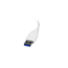 StarTech  Adaptateur réseau USB 3.0 vers Gigabit Ethernet NIC, blanc-Souplesse ajoutée près du port RJ45 par le design de style dongle
