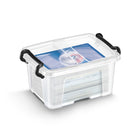 Boîte de stockage Strata Smartbox 0,4 L, 100 percent recyclable-Crystal, polypropylene