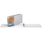 Reliure QuickFit View robuste, format légal, 8,5 po x 14 po, orientation paysage, 2 po, anneaux ronds, blanc, paquet de 4-Anneau rond, 3 anneaux, non verrouillable