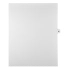 Markmaker - Intercalaires imprimes Legal, Blanc, 1/15th coupe, format lettre, sans trous, 25 tabs/PQT, 5 PQT/Boite, Numero 82-Intercalaires imprimes Legal