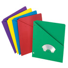 Pendaflex - Chemises de projet avec pochette fendue  - format lettre - couleurs assorties - paquet de 25-La grande pochette peut contenir une quantité considérable de documents de format lettre