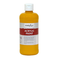 Art pratique – Peinture acrylique pour élève, jaune profond, 16 oz (RPC101020)-Peinture en acrylique qui peut être utilisée sur la plupart des surfaces