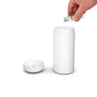 Stadler Form - L-037 Diffuseur d'arômes Lucy avec effet flamme, Blanc-Dimensions: 2,75 po L x 2,75 po l x 5,90 po H