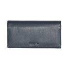 Roots - Femme Grand Portefeuille Pochette avec Chéquier Amovible - Bleu marine-16 emplacements pour cartes de crédit