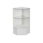 Can-Bramar – Présentoir sur piédestal EconoLine, 16 x 16 x 55,5 haut. (po), hauteur du verre 15,5 po, noir-Présentoir sur piédestal EconoLine