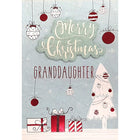 Rosedale Gold - Cartes de souhaits/Enveloppe - Joyeux Noël Petite-fille - 5-1/2 po x 8 po - paquet de 6-Imprimées sur un papier de qualité non couché