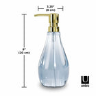 Umbra DROPLET - Pompe à savon acrylique bleu, 280ml-7