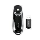 Télécommande de présentation sans fil avec laser vert Expert de Kensington – Noir (75774)-La connexion sans fil étendue de 2,4 GHz (portée de 150 pieds), prête à l’emploi, est sécurisée (cryptage AES 128 bits) et fiable (compatible avec Windows et Mac, aucun pilote requis)