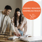 South Shore - Tassio Bureau de travail Chêne nordique-GARANTIE LIMITÉE DE 5 ANS:  Meubles South Shore est fière de vous offrir, pour cet achat de bureau de travail avec tirette pour clavier, une garantie limitée de 5 ans. Magasinez en toute confiance sachant que votre achat est toujours couvert.