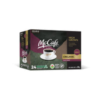 Capsules K-Cup de café biologique McCafé  torréfaction foncée - paquet de 24-Goût : nos grains sont cultivés à haute altitude dans certaines des régions de café les plus célèbres au monde, ce qui donne un café aux notes profondément complexes et aux couches de saveur profonde, riche et corsée