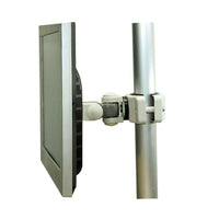 TygerClaw – Support inclinable sur poteau pour point de vente, 4,7 x 7,5 x 4,7 po, gris-Support pour bureau de taille moyenne