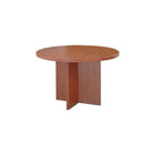 Office Star - Table de conférence ronde de la collection Napa, 47 po, fini ceri-La table de conférence est dotée de pattes et dessus de 1 1/2 po d'épaisseur