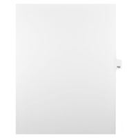 Mark Maker – Onglets séparateurs juridiques blancs, 1/25 onglets, format lettre, sans trous, numéro 162, 25/paquet-Onglets séparateurs blancs, 1/25 onglets