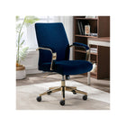 Thomasville - Chaise de bureau Jolie - Marine-La base en métal robuste répond aux normes BIFMA