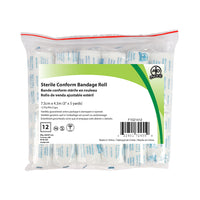 Bande conforme,  7,5cm x 4,5m, 12/paquet-Moule facilement le contour du corps sans entraver le mouvement
