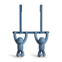 Umbra – Crochet double pour dessus-de-porte Buddy, blanc-Se pose sur le dessus d’une porte