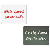 Planche combinée Chenille Kraft 2 faces, 9" x 12", paquet de 10-Utilisez des marqueurs effaçables à sec d'un côté et de la craie de l'autre