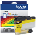 Brother LC406YS Cartouche d’encre jaune à rendement standard d'origine-Jaune