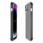 ITSKINS - Coque Spectrum_R transparente pour iPhone 15/14/13 - Gris Fumé-Protection de la caméra et de l'écran