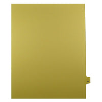Mark Maker – Onglets séparateurs juridiques beiges, 1/25 onglets, format lettre, sans trous, numéro 21, 25/paquet-Onglets séparateurs beiges, 1/25 onglets
