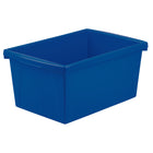 Storex bac de rangement scolaire 5.5 Gallon (21L) - couleurs variées - paquet de 6-Fait de robuste, résistant à tomber en plastique