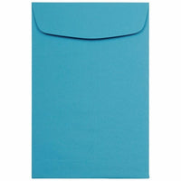  JAM Paper - Enveloppes Colourées pour catalogue à extrémité ouverte - 6 x 9 - bleu recyclé - paquet de 25-Couleur bleue