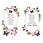 Rosedale - Carte de voeux, Nièce d'anniversaire, Papillon-Qualité boutique de cartes de souhaits