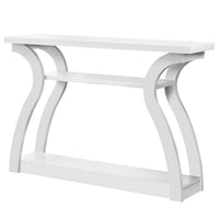 Monarch Specialties - 2438 Table D'Appoint - 47 po L/Console D'entrée Blanc-32 haut. x 47,25 lar. x 11,5 prof. (po)